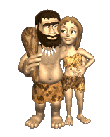 Caveman couple