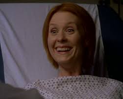 Miranda faking her sonogram. 